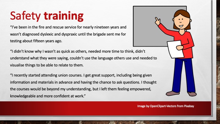 Workplace safety training