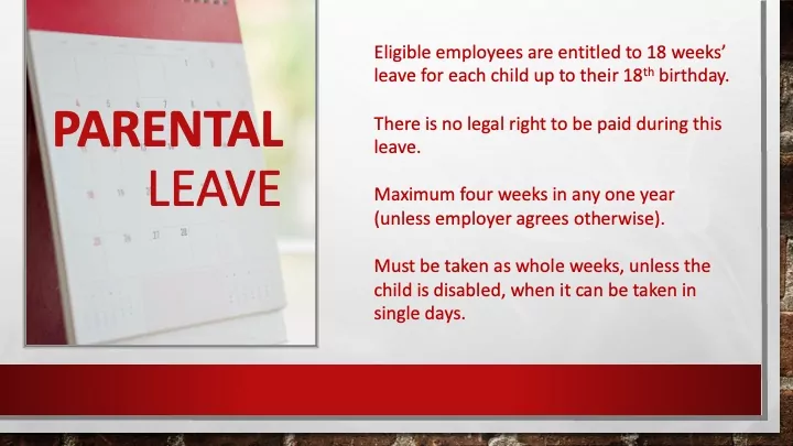 Parental leave