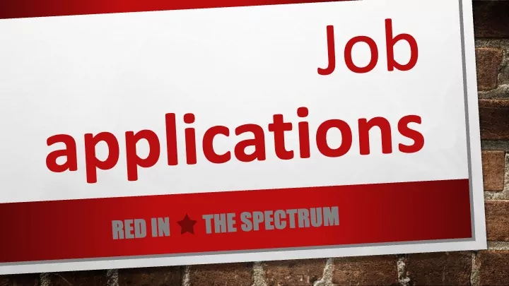 Neuro-inclusive recruitment: Job applications
